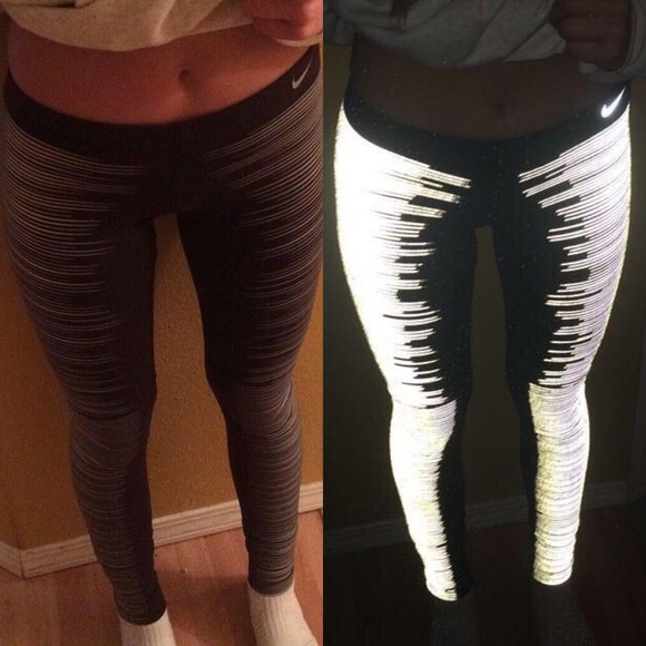 NIKE DRI FIT FLASH REFLECT LEGGINGS - Picture 4 of 4