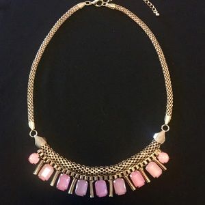 Lovely Vintage Pink and Purple Bauble Necklace