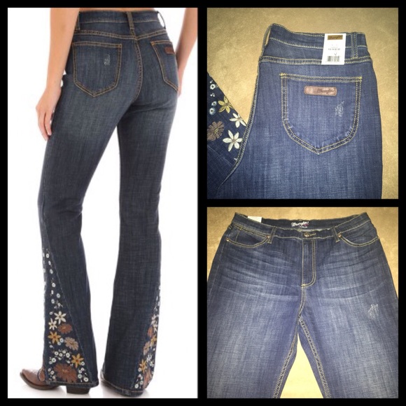 flare jeans wrangler