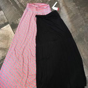 2 maxi skirts