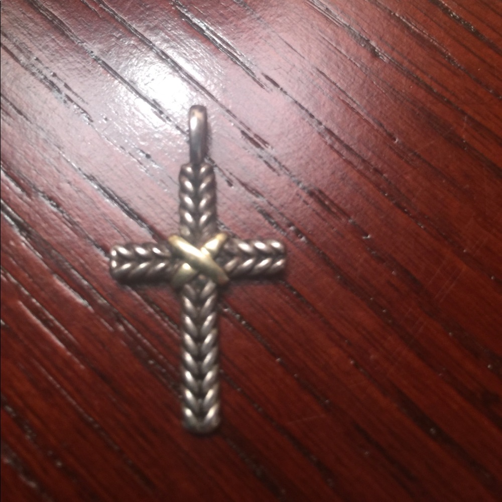 David Yurman cross pendant