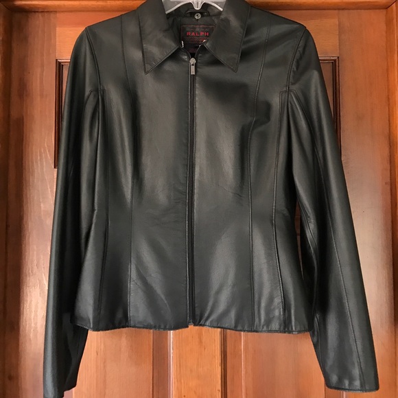 ralph lauren womens leather jacket