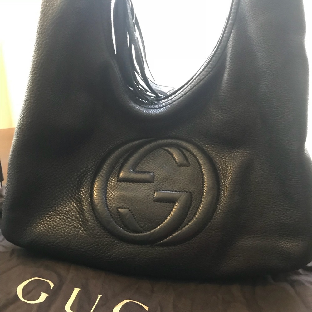 Authentic large Gucci hobo bag