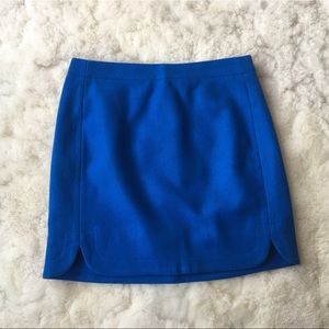 J Crew Shirttail Mini in Wool