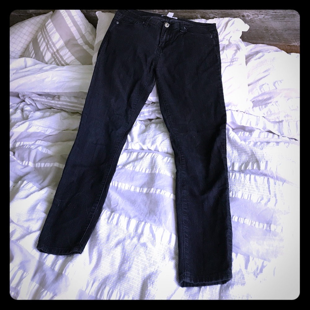 Forever 21 Navy Stretch Jeans