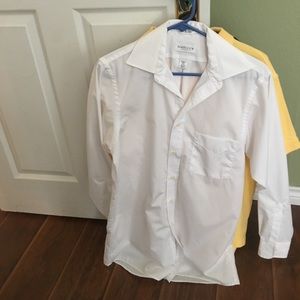 Men’s white dress shirt