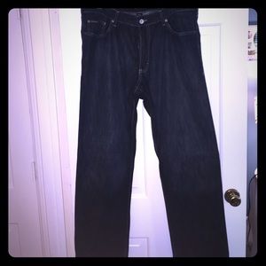 Calvin Klein low rise straight leg jeans