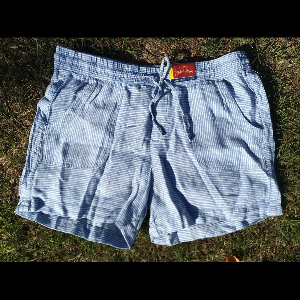Faded Glory Linen Shorts