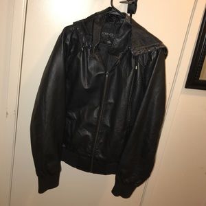 Faux Leather Jacket