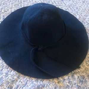 Black Floppy Hat