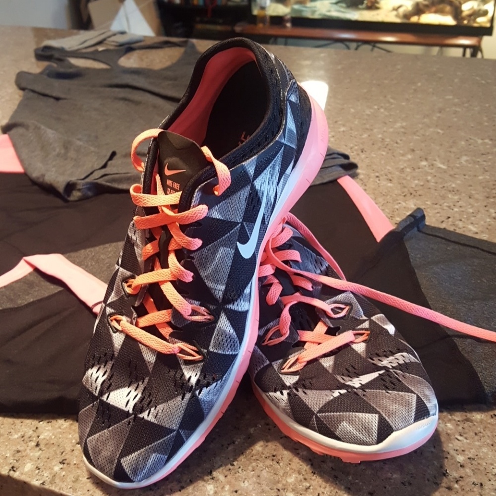 Pink and Grey Athletic Wear Outfit