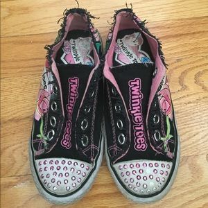 Sketchers Twinkle Toes Slip On Sneakers Sketchers Twinkle Toes Slip On Sneakers