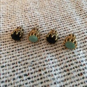 Juicy couture crown stud earrings