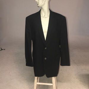 men's black blazer