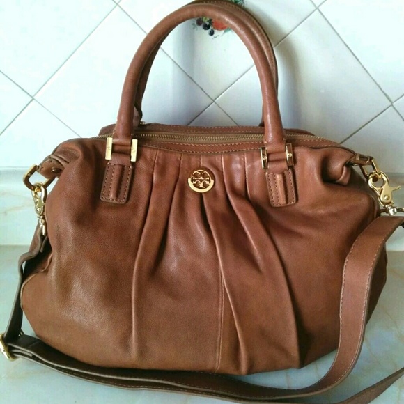 Tory Burch Handbags - Tory Burch Verona Satchel honey brown euc
