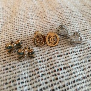 Juicy couture stud earrings