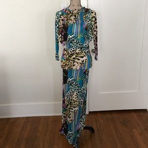 Long Turquoise Maxi Dress
