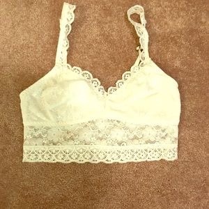 Hollister White Bralette