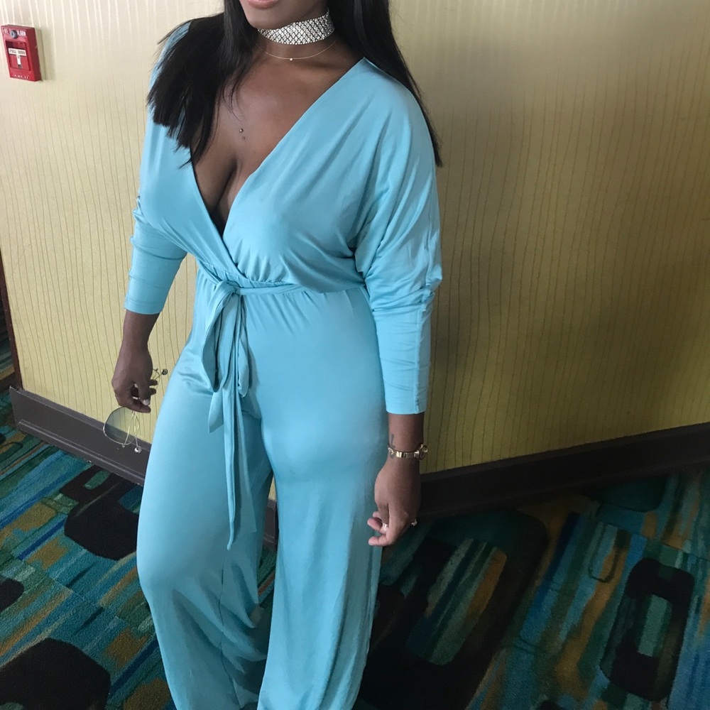 Sage Wideleg Jumpsuit
