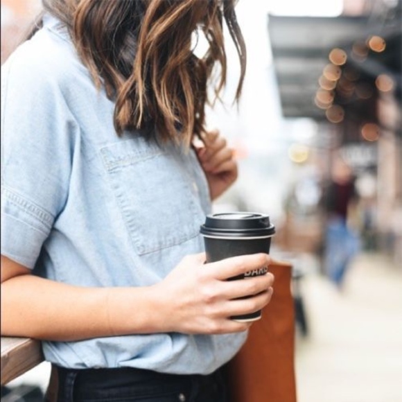 SOLD Madewell Chambray Courier Shirt. XS - Picture 3 of 7