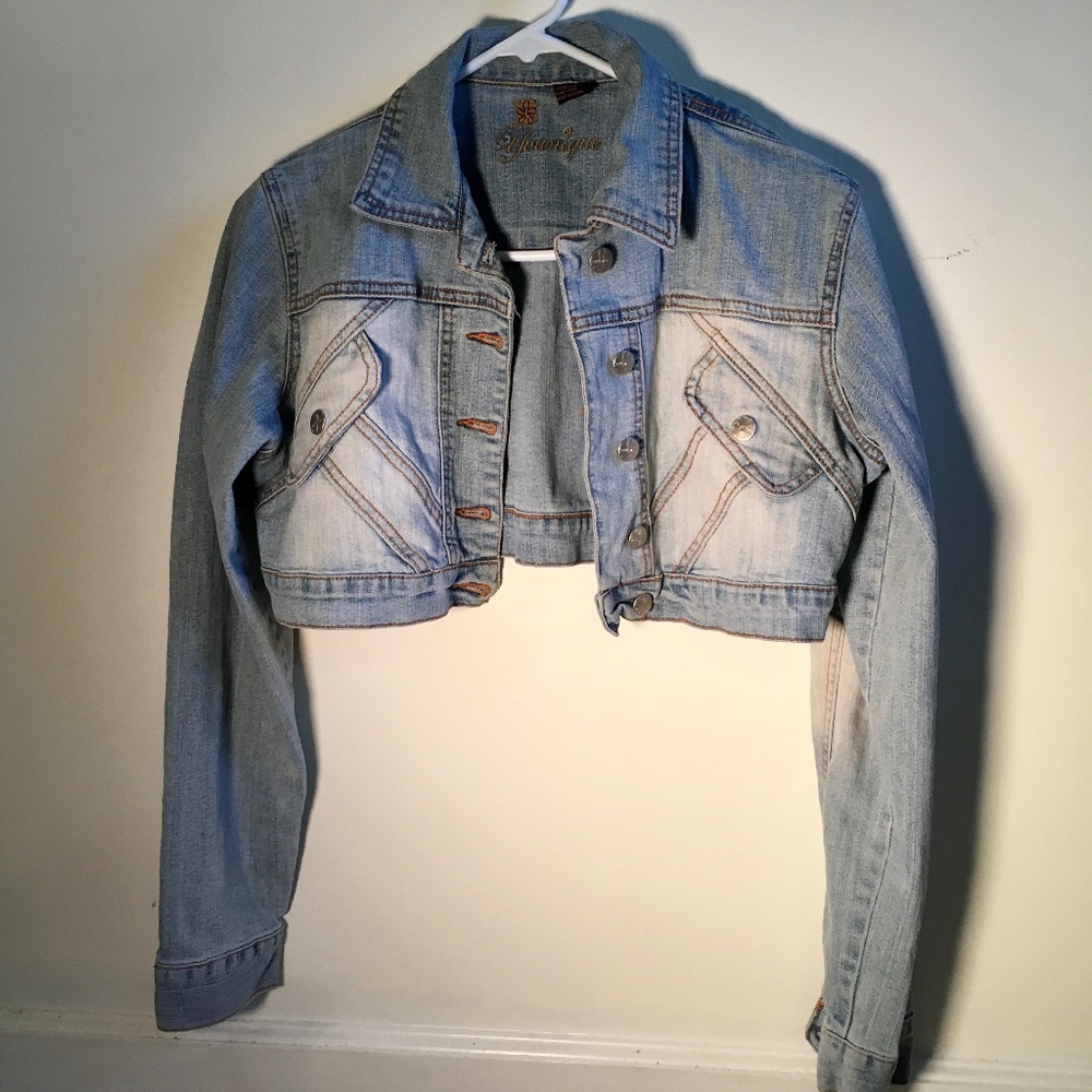 Cropped Denim Jacket