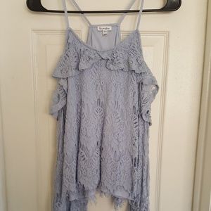 Cold shoulder blouse