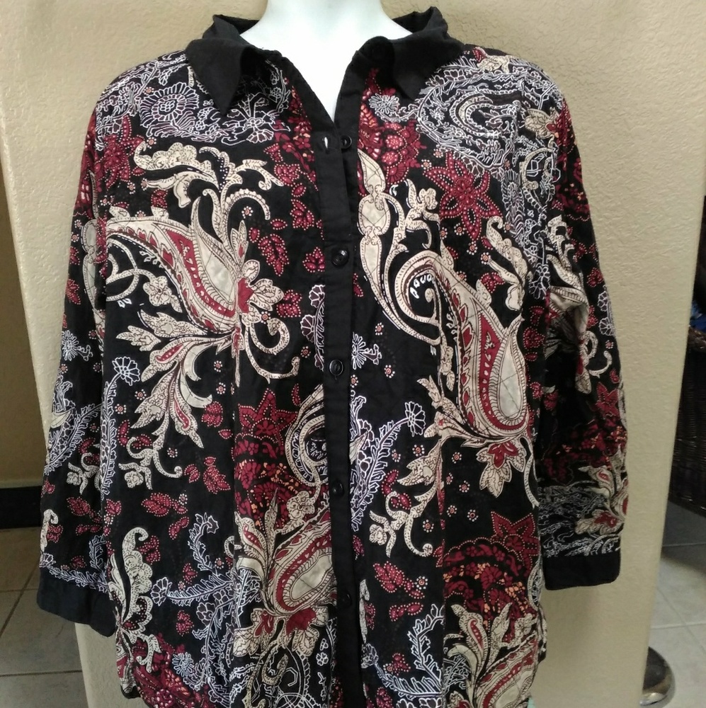 Liz & Me button up  jacket Fall 3X 26\28W