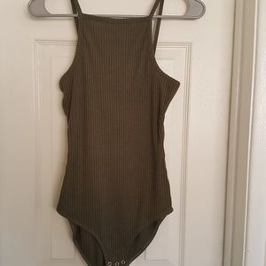 Army green one piece