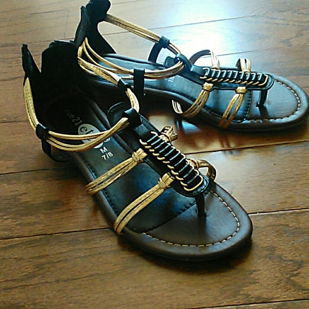 Worn once sandals