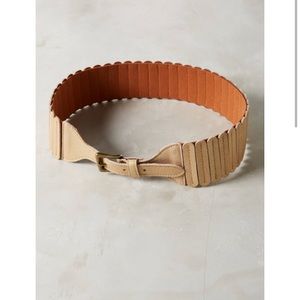 Anthropologie Corset Tab Belt