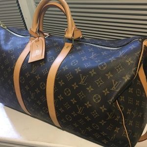 Louis Vuitton Monogram Keepall Bandouliere 55