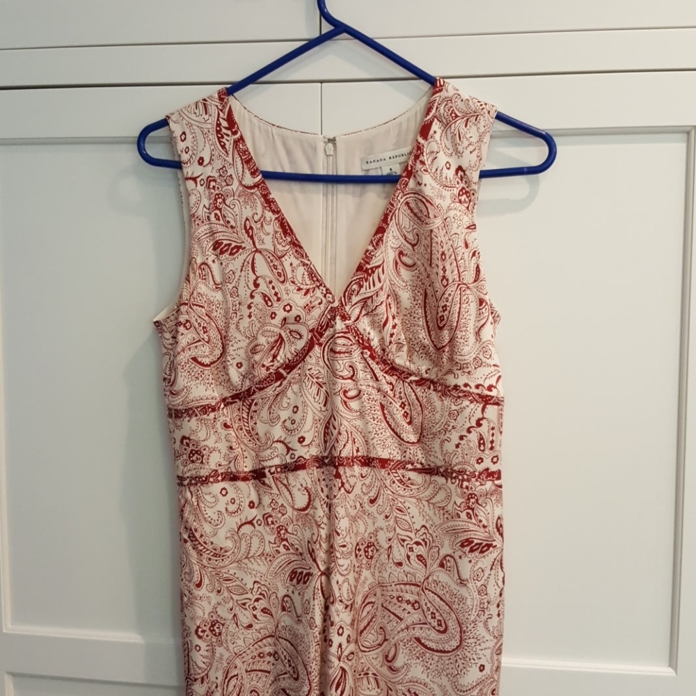 Banana Republic silk Paisley dress 6