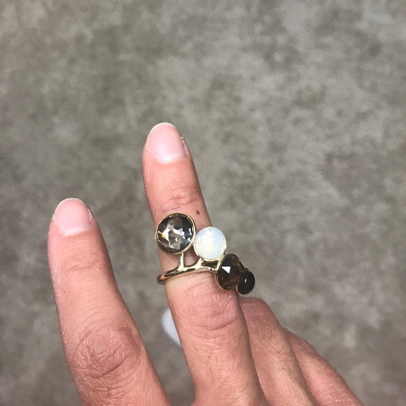 Swarovski ring with 4 different color stones - Picture 3 of 3