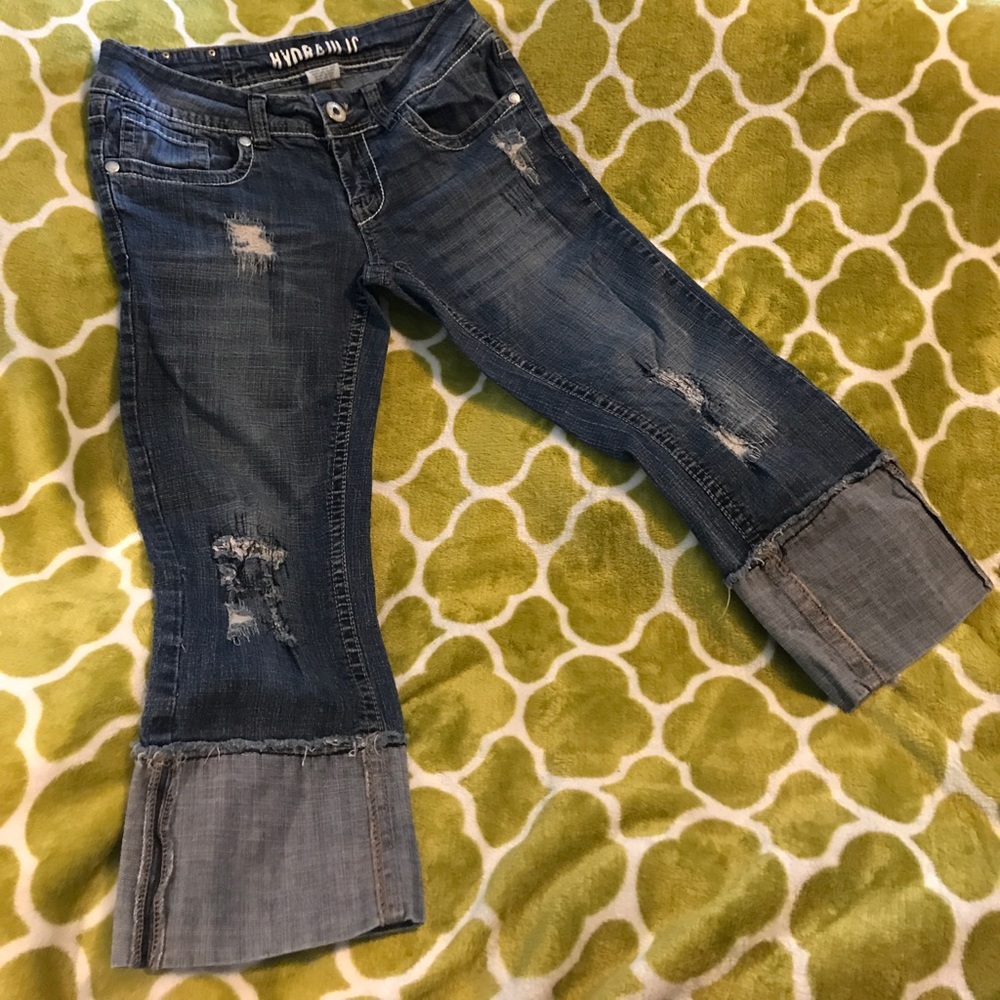 Hydraulic Cropped Jeans size 9/10