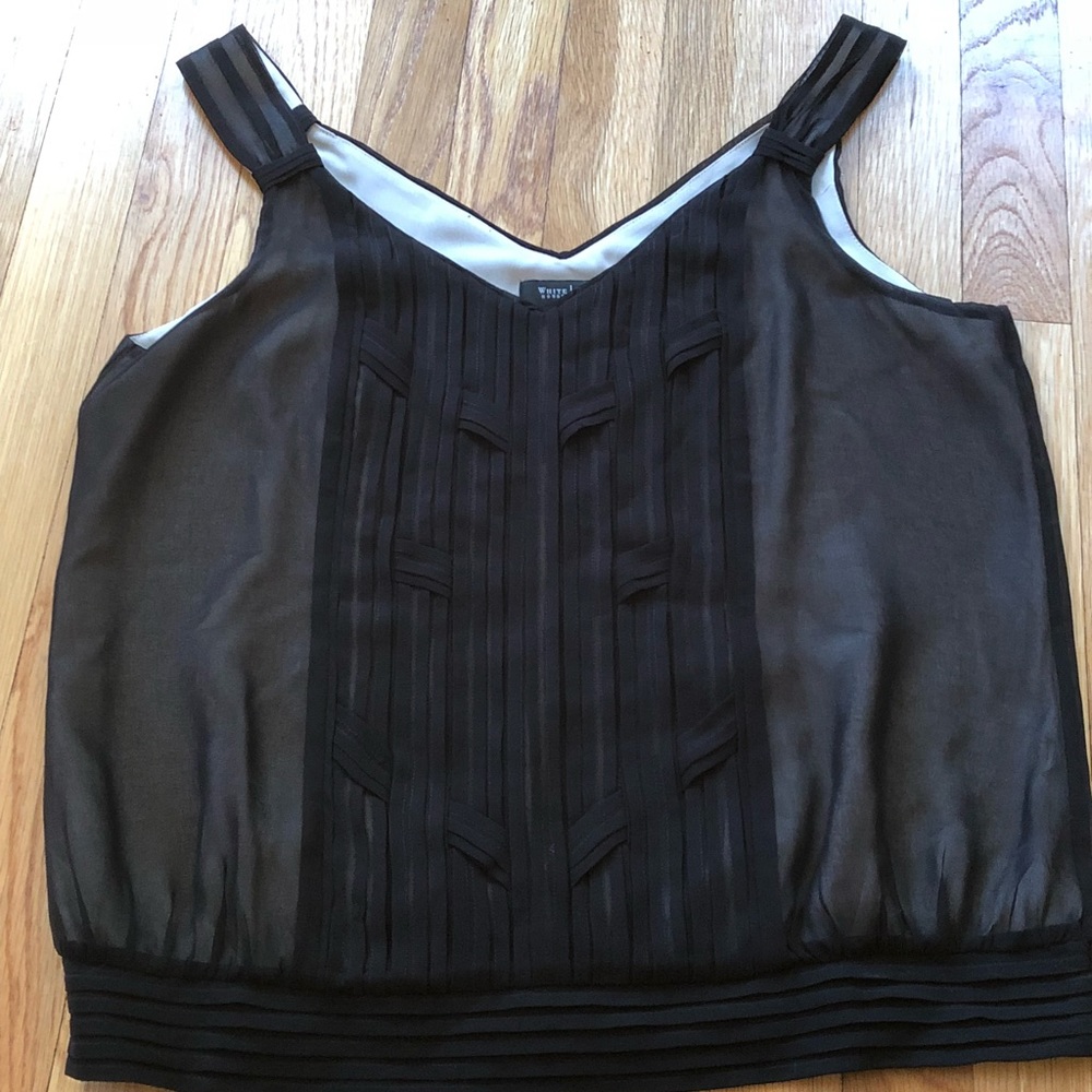 Light weight Black and Tan tank top.