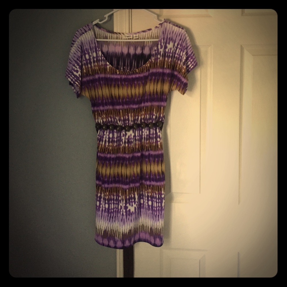 Aztec/ toe die patterned dress