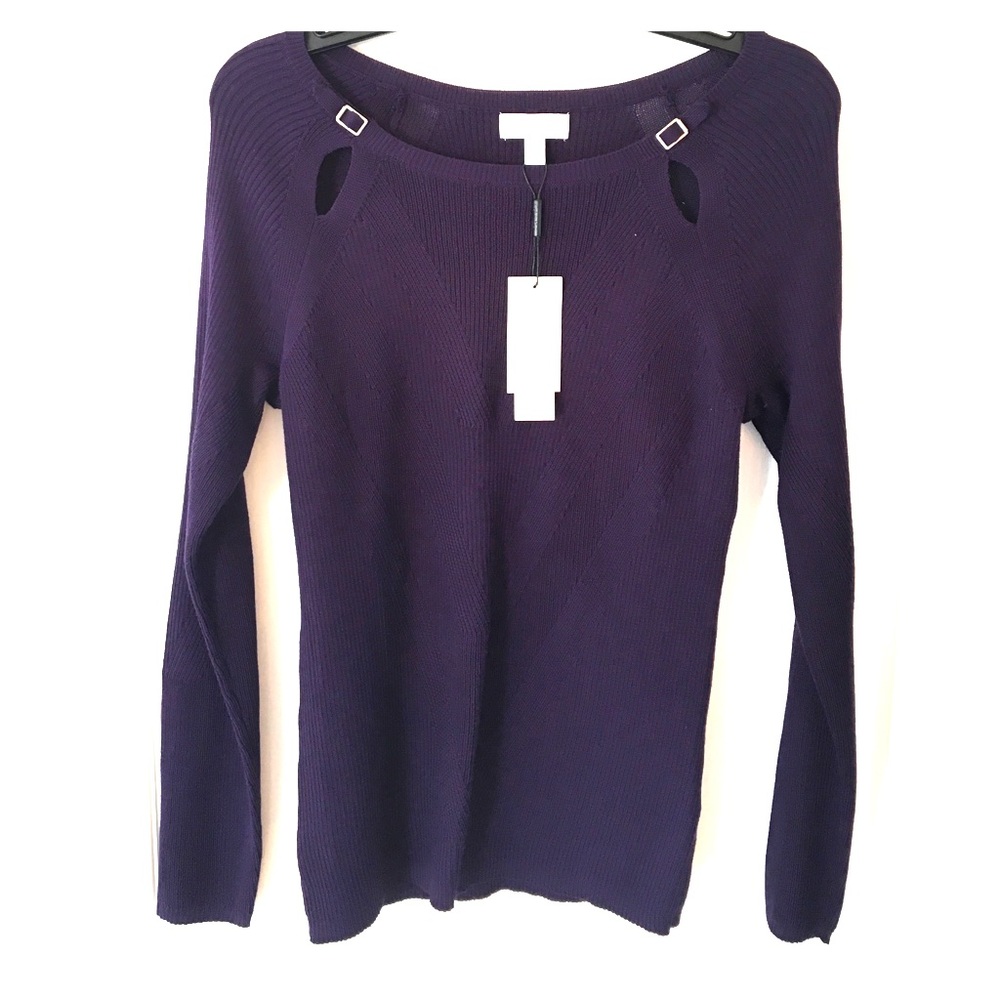 NWT Deep purple Calvin Klein sweater