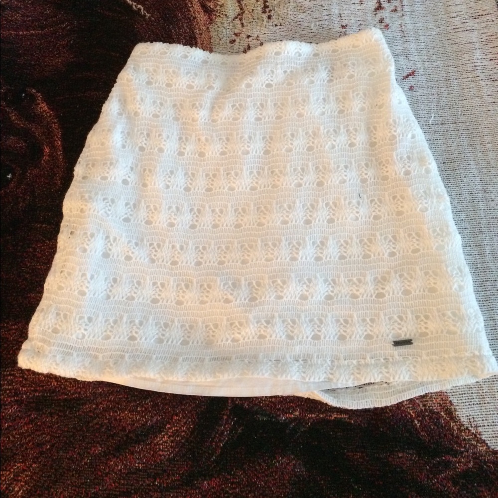 Hollister crochet skirt