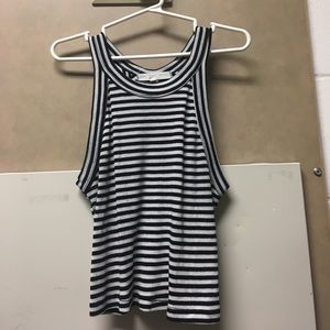 UO racer back cropped tank top