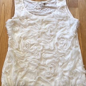 Cream tank top.