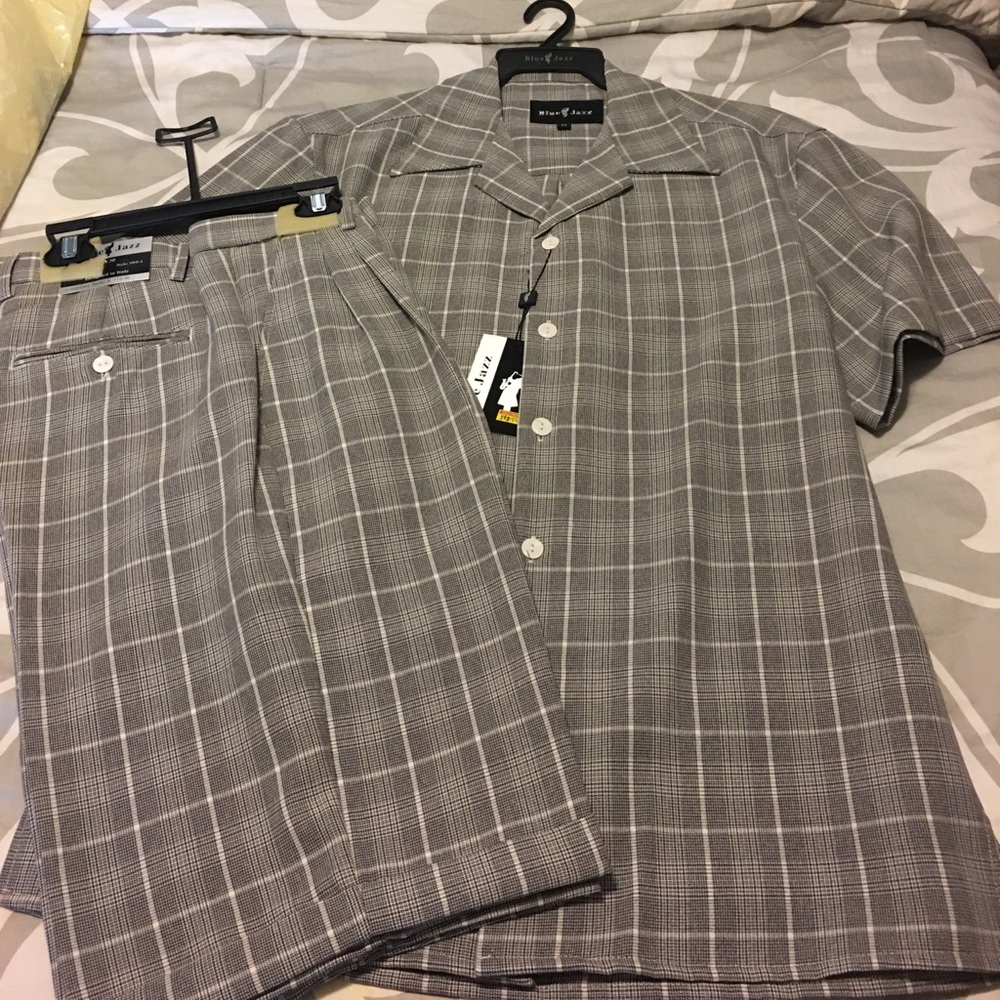 Blue Jazz shirt/short combo