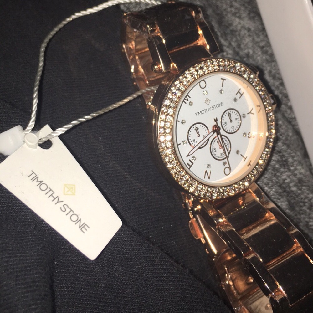 Brand New Timothy Stone rose gold Watch