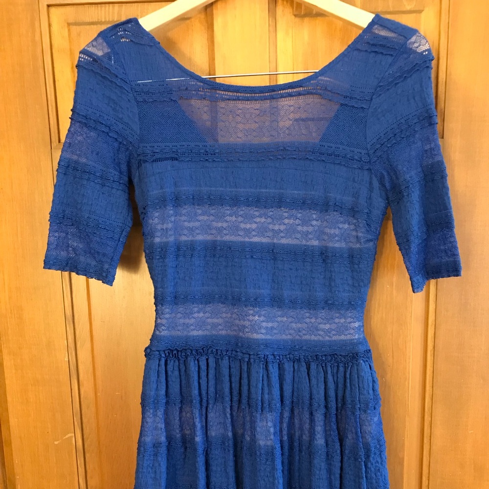 BCBG Blue cocktail dress