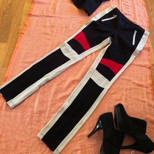 BCBGMAXAZRIA Bond color block leggings
