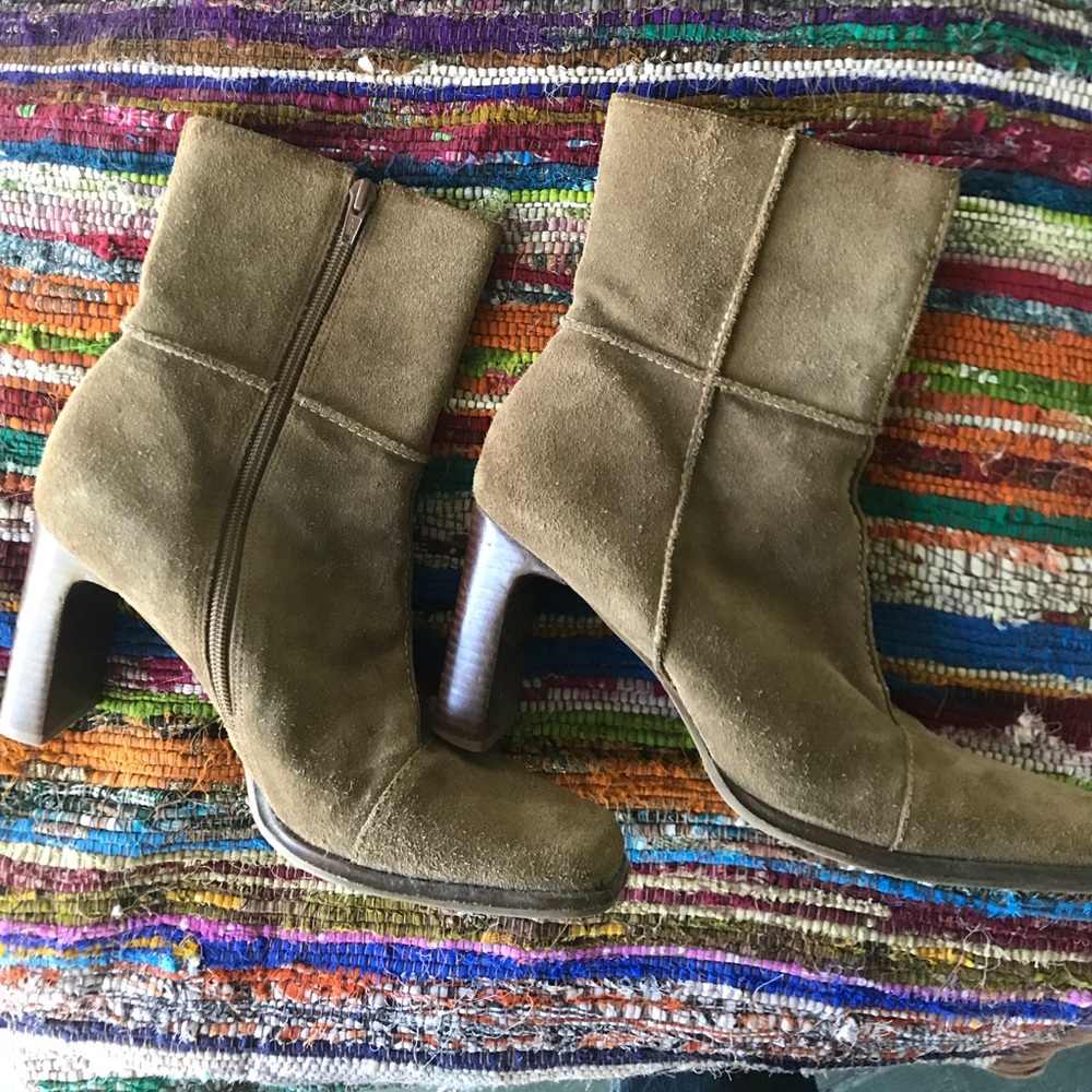Vintage suede boots