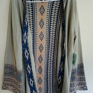 Women's drift along cardigan