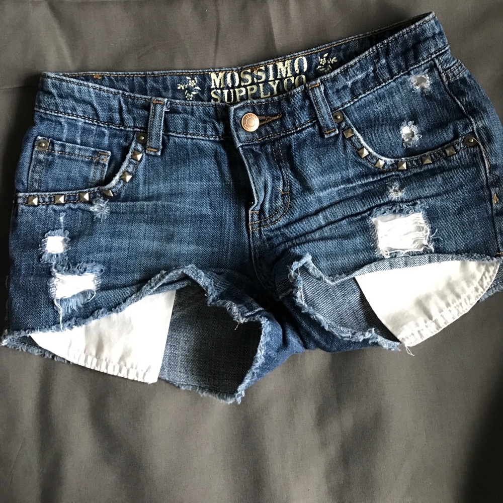 Target jean shorts, low waisted
