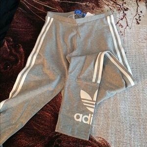 Adidas striped leggings