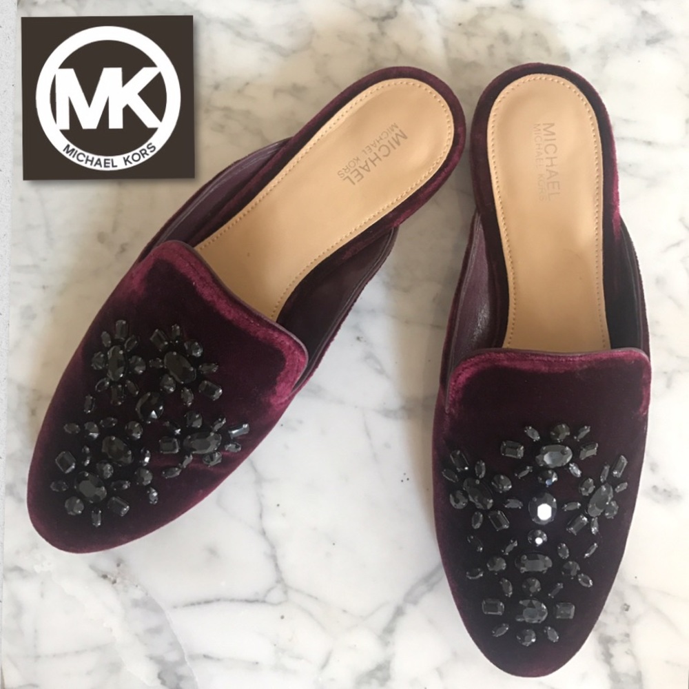 MK Velvet Mules