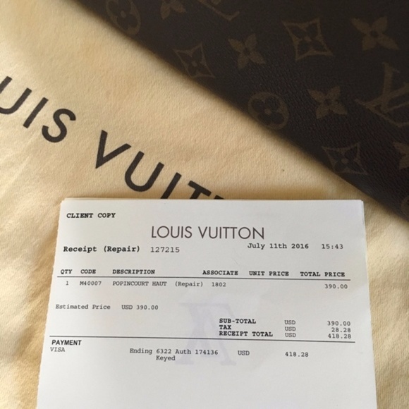 ***SOLD***Authentic Louis Vuitton Popincourt - Picture 3 of 8